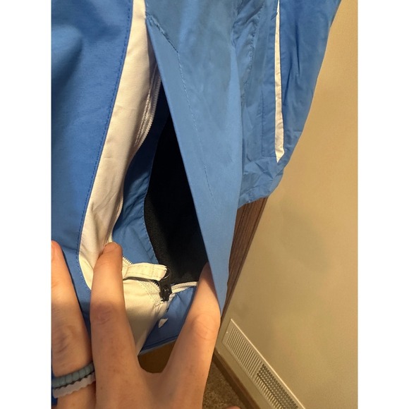 Columbia Womens Interchange Jacket 1X Hooded Raincoat Active Outdoor Blue - Picture 3 of 6